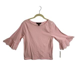Polo by Ralph Lauren‎ Ruffles Sleeve Blouse, Size X-LARGE (16)